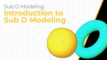 Introduction to Sub D Modeling — Lesson 1
