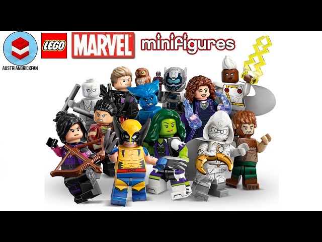 LEGO Minifigures 71039 Marvel Series 2 Speed Build Review - YouTube