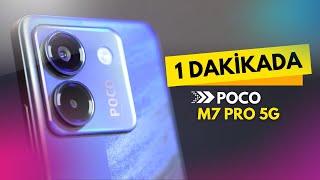 1 Dakikada Poco M7 Pro 5G