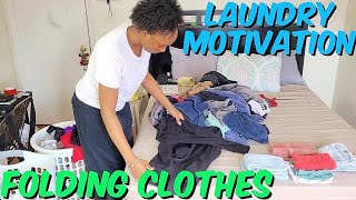 Laundry Motivation | Folding Laundry With Me | Cleaning Motivation