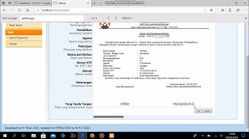 Aplikasi Pembuatan Surat Keterangan Desa Berbasis Web