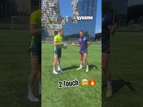 2 Touch Battle ! 🤯🔥⚽️                    #football #shorts #viral #fypシ #soccer #challenge #trending