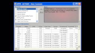 DIADEM - Data: Constants Window