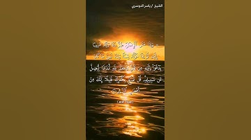 سورة الزمر آية 8 بصوت الشيخ ياسر الدوسري♥♥