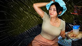 Alleine im Regen zelten || Mein echtes Outdoor-Abenteuer