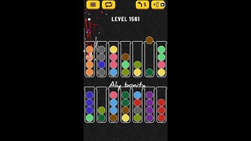 ball sort puzzle level 1561