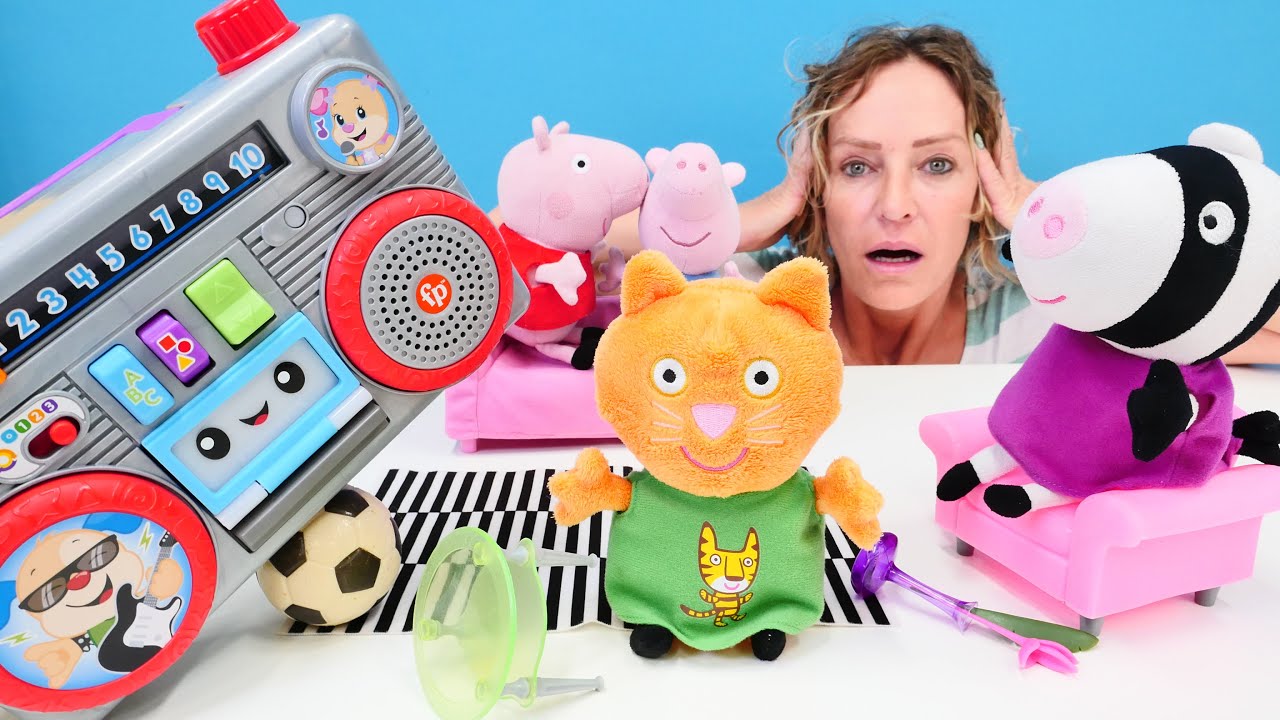 Spielspaß mit Nicole und Peppa Wutz Kompilation. Spielzeug Videos für Kinder