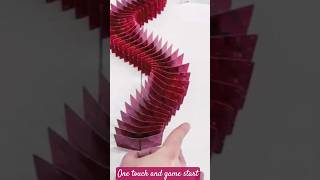 "One Touch and It Keeps Falling 😲🍃.This Satisfying Chain Reaction Will Blow Your Mind 🤯