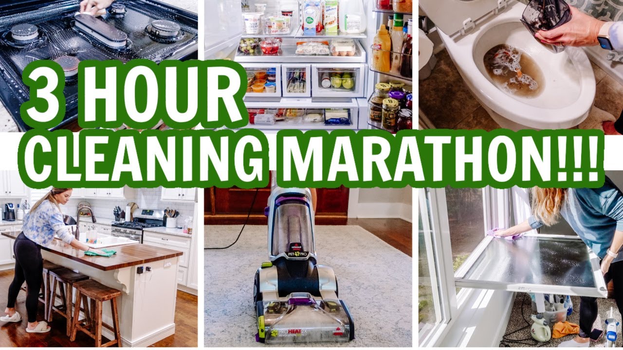 3 HOUR CLEANING MARATHON YouTube