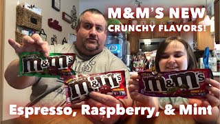 M&M’s New Flavors - Crunchy Espresso, Crunchy Raspberry, Crunchy Mint