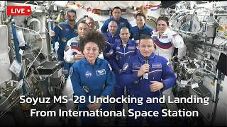 LIVE | NASA Astronaut Chris Williams and Roscosmos Crew Return to Earth | AI113