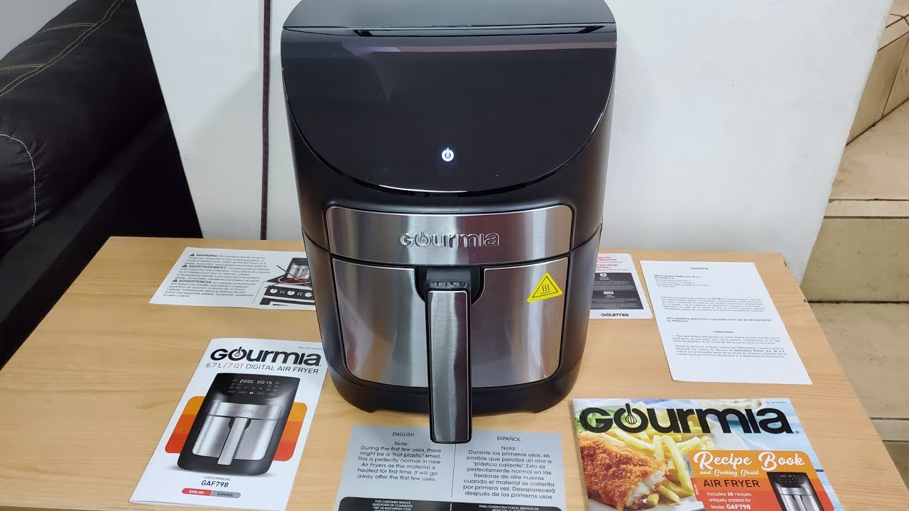 Unboxing Freidora de Aire digital, de 6.7 Litros Gourmia YouTube