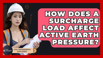 How Does A Surcharge Load Affect Active Earth Pressure? - Civil Engineering Explained