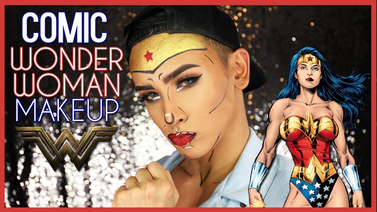 WONDER WOMAN Comic Inspired Makeup Tutorial | Kayah Ignacio - YouTube