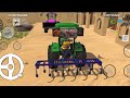 JCB // JOHN DEERE 🚜 // MASSEY 🚜 // SONALIKA 🚜 // TRACTOR CULTIVATOR TROLLEY FROM FARMING 🌾🌿 3D GAM 