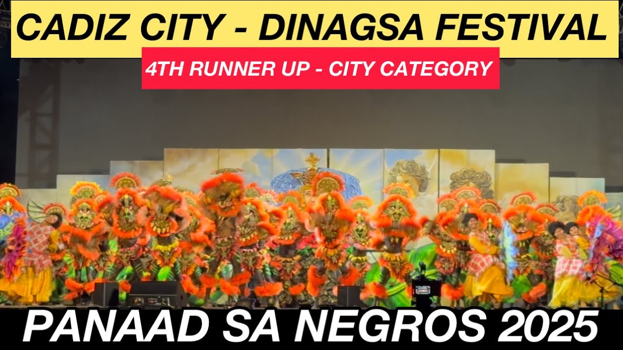 4th RUNNER UP‼️CADIZ CITY PANAAD SA NEGROS 2025 CITY CATEGORY #panaadsanegros2025