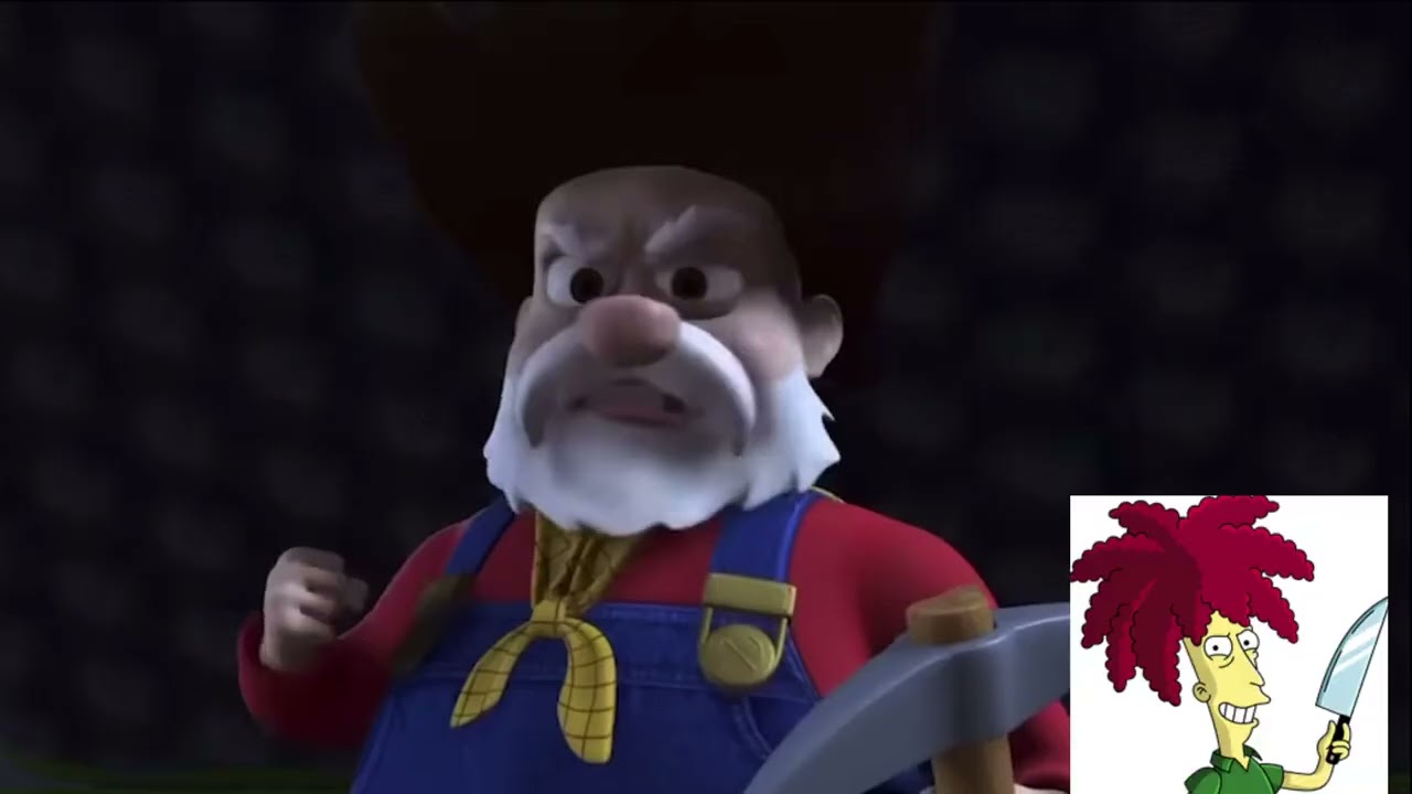 Cartoon characters sounding like Simpsons characters