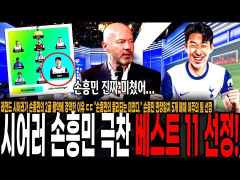 &amp;quot; 손흥민 만장일치 5개 매체 이주의 팀 선정 이건 쩌네 ㄷㄷㄷ [토트넘 vs <strong>에버튼</strong>]