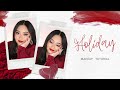 CRANBERRY RED HOLIDAY GLAM MAKEUP TUTORIAL | ABH X CARLI BYBEL