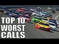 Top 10 Worst NASCAR Officiating Calls