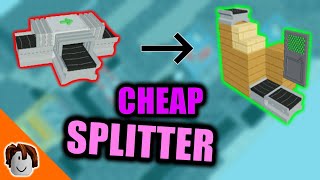 Roblox Islands - CHEAP ITEM SPLITTER! How to make cheap Split Conveyor, Splitter, Conveyor Splitter