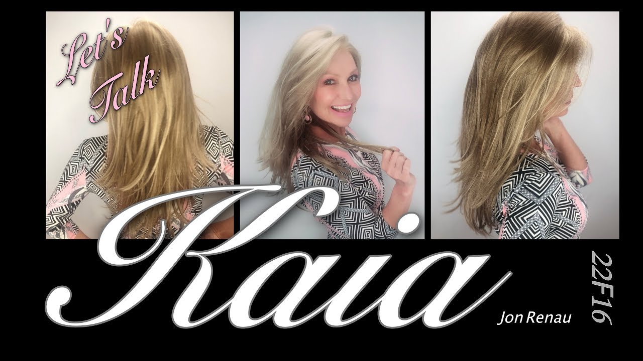 Kaia Wig by Jon Renau in the color 22F16 - YouTube