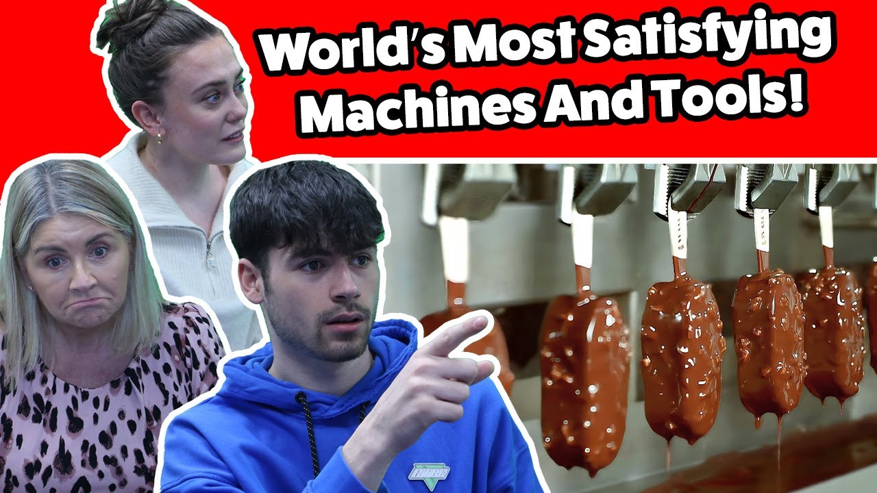 BRITISH FAMILY REACTS! World’s Most Satisfying Machines And Tools!