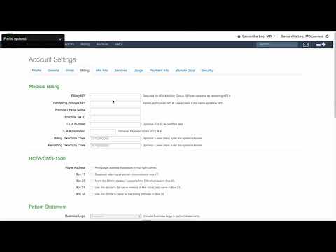 Training: DrChrono Account Set Up  | Account Settings