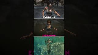 Swimming Evolution | Tomb Raider #tombraider #riseofthetombraider #laracroft