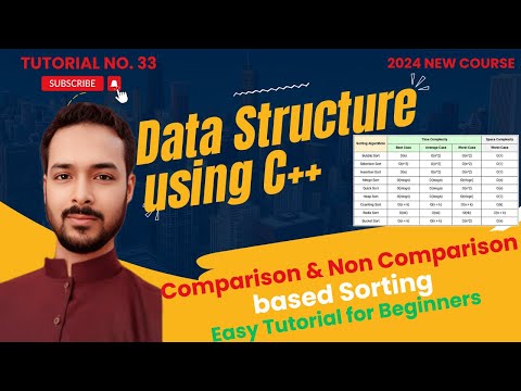 Tutorial 33: All Sorting Algorithm of Comparison and Non-Comparison based Complexity