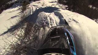 devils head snowmobile ice race--Figure-8