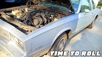 30 DAYS TO V8 MONTE CARLO CL BUILD EPISODE 1:V6 ENGINE ALMOST READY TO COME OUT