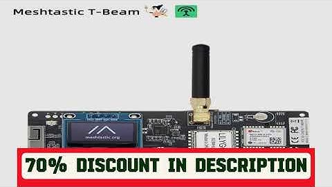 A must-have product! LILYGO® TTGO Meshtastic T-Beam LoRa ESP32 Development Board 433/868/915MHz Lo