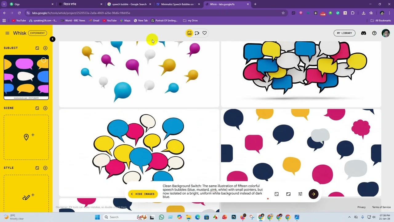 Speech Bubble Vector তৈরি করে সফল হোন স্টক মার্কেটে | Stock Income Bangla Guide