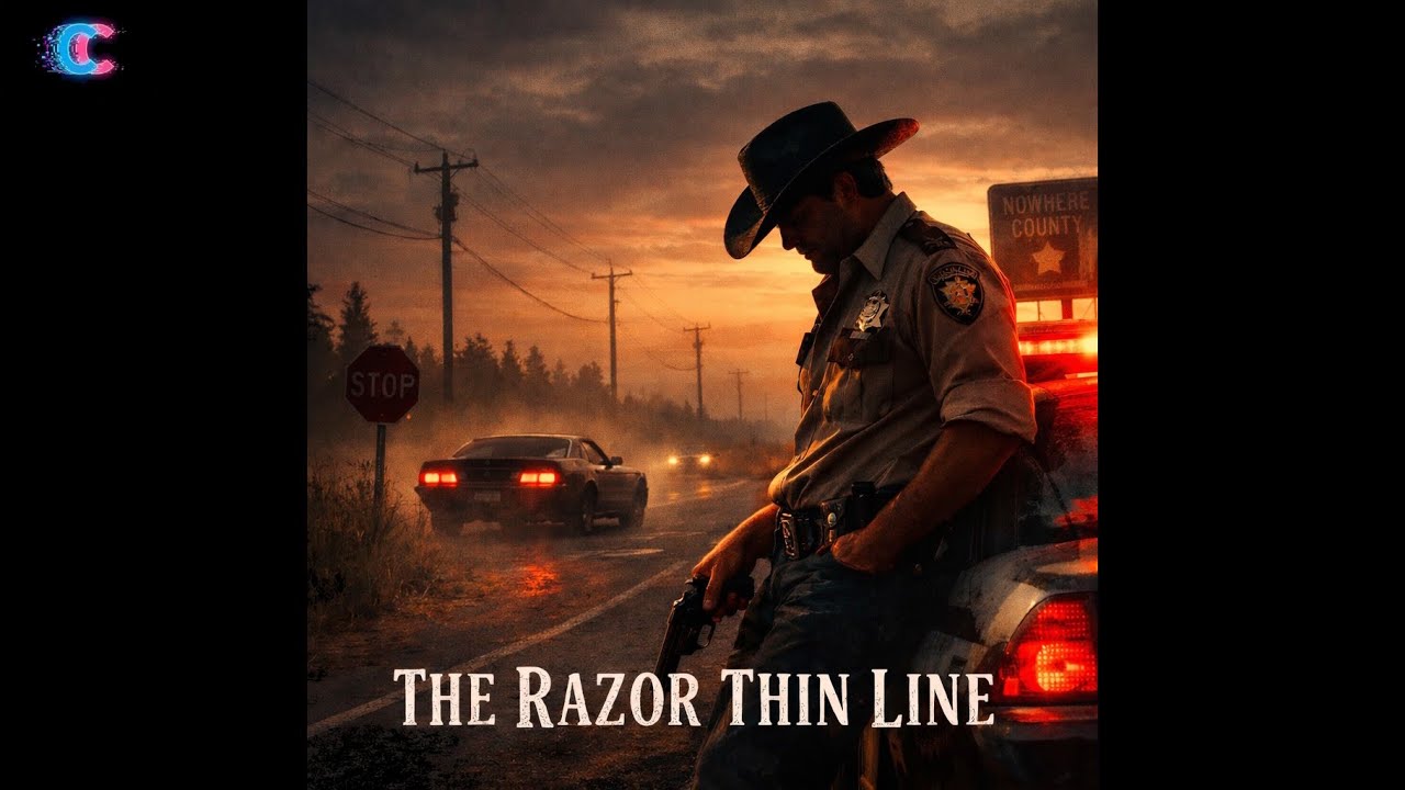 The Razor Thin Line (Lyric Video) (Outlaw Country, Americana, Southern Rock)