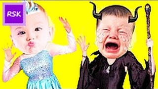 Elsa Against Maleficentelsa Joker Spiderman Superman