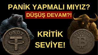 BTC DÜŞÜŞ NE KADAR SÜRECEK? BÜYÜK RİSKE DİKKAT! #BTC #BTCD #USDTD #TOTAL #ETH