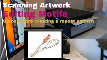 Designing Patterns: How To Scan Artwork And Edit Motifs