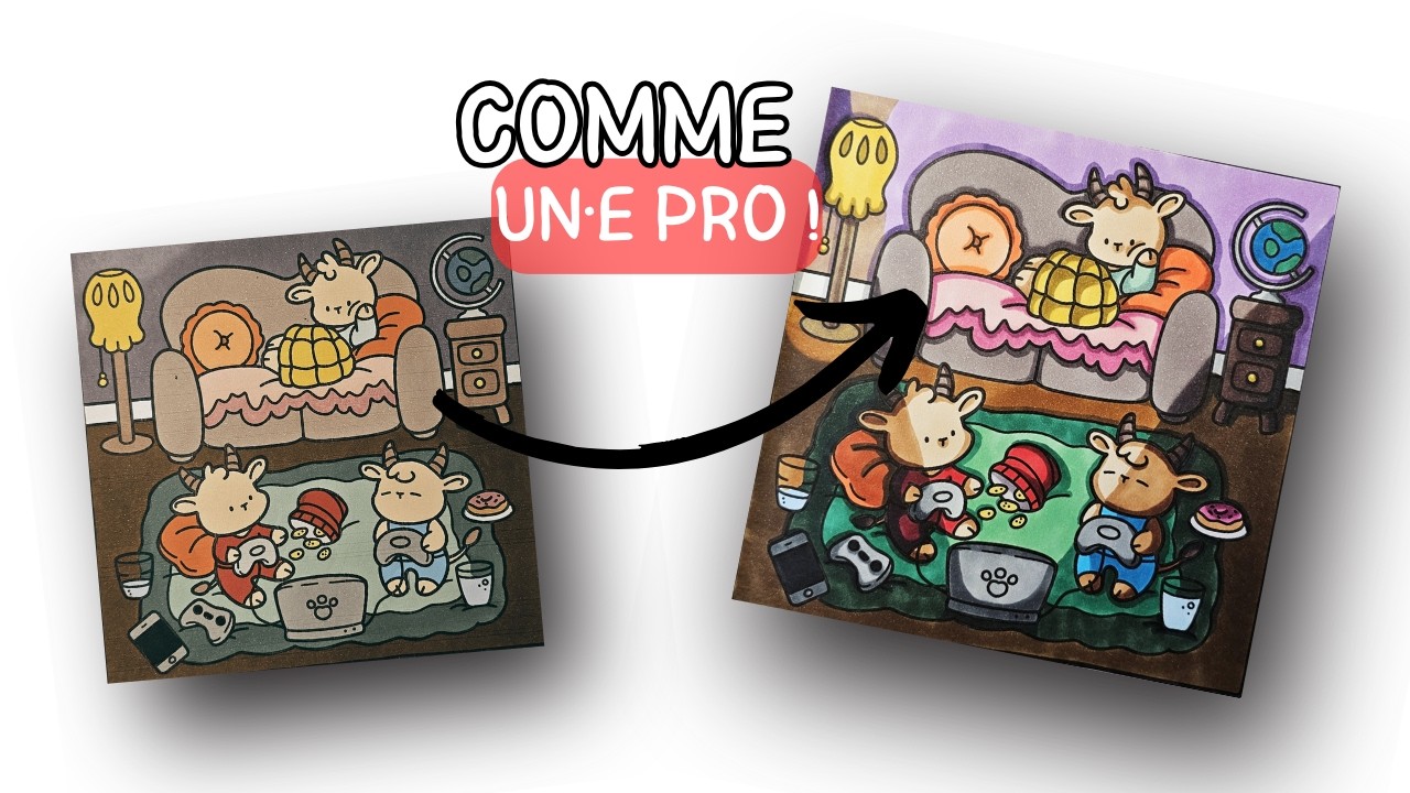 Colorier comme un·e PRO : l'astuce infaillible pour dessiner les ombres