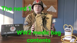 WW2 medic bag contents 