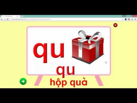 Video Dạy bé học chữ cái tiếng Việt - Chữ Q - youtube