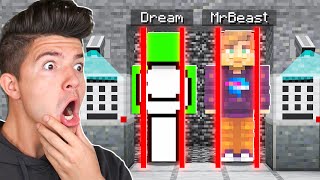 Saving YouTubers from Minecraft's Most SECURE Prison!