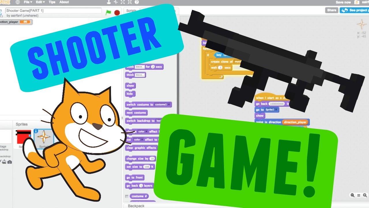 Scratch Tutorial Shooter Game