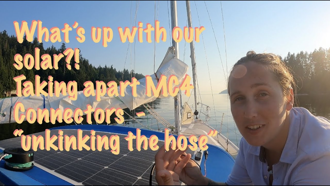 What’s up with our solar? Taking apart MC4 Connectors – “unkinking the hose”
