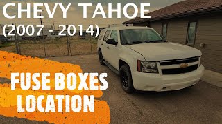 Chevrolet Tahoe - FUSE BOX LOCATION (2007