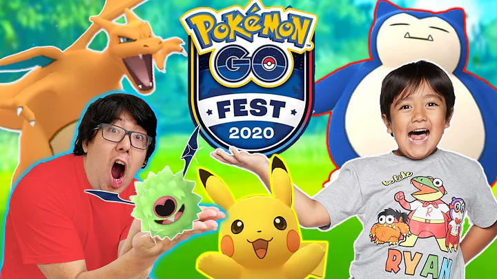 Ryan & Daddy POKEMON GO FEST 2020! Catch all SHINY...