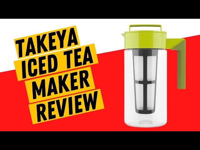 Takeya Flash Chill Iced Tea Maker (2 Quarts, Black)