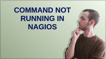 Command not running in Nagios