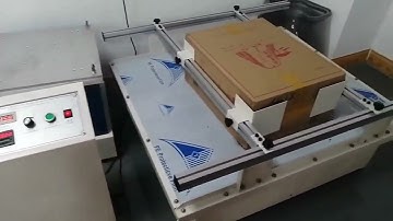 operation video of Car Simulation Transportation Vibration Table
