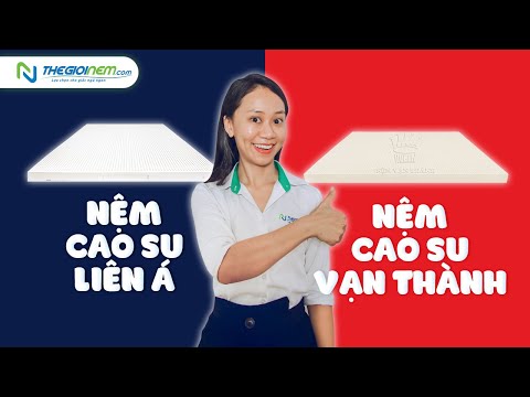 Video So sánh nệm cao su Liên Á và nệm cao su Vạn Thành |... - youtube